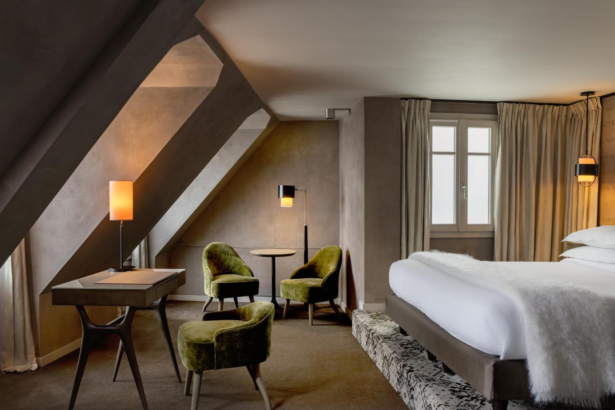 Le Pavillon Des Lettres Hotell Paris Exteriör bild